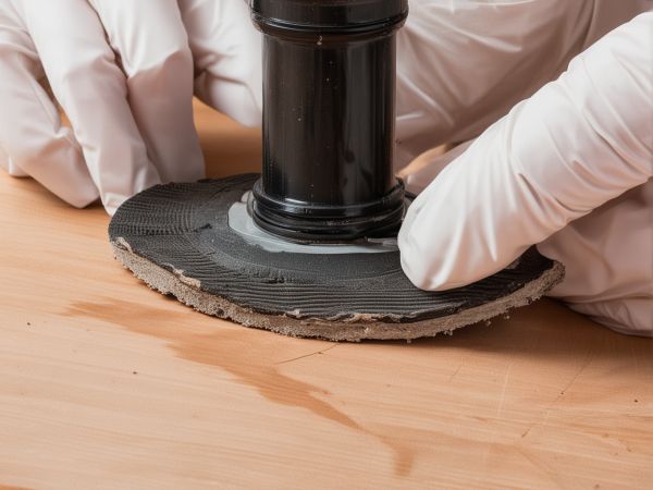 Before and after comparison of leather boot restoration showing professional results